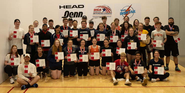 Photos from the USA Racquetball National Intercollegiates Championships presented by Team DOVETAIL